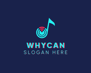 Music Note Wifi Logo