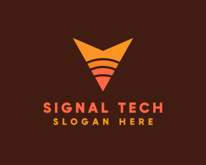 Signal - Radio Arrow Signal logo design
