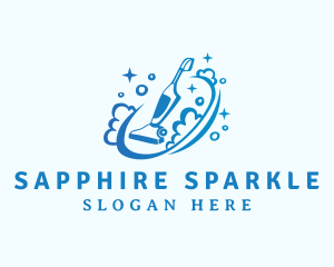 Sparkle Clean Vacuum  logo design