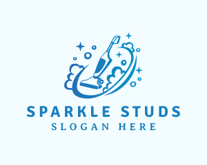 Sparkle Clean Vacuum  logo design