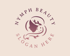 Nymph - Woman Beauty Nature logo design
