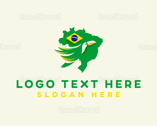 Toucan Bird Brazil Logo