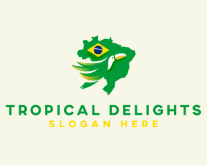 Brazil - Toucan Bird Brazil logo design