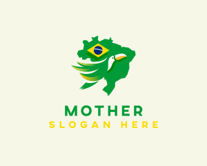 Country - Toucan Bird Brazil logo design