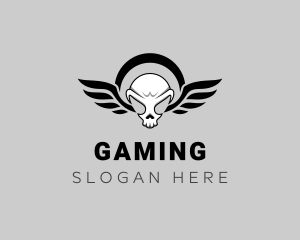 Scary Skull Gaming logo design