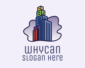 High Rise City Building  Logo