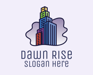 High Rise City Building  logo design