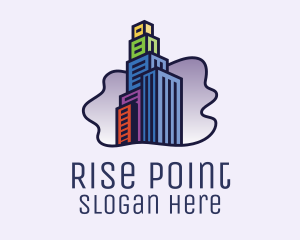 High Rise City Building  logo design