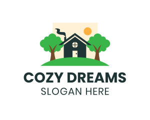 Cute Cozy House logo design