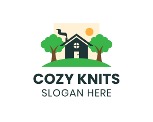 Cute Cozy House logo design