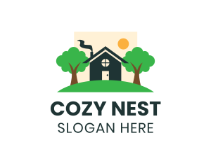 Cute Cozy House logo design