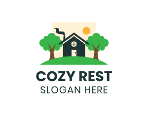 Cute Cozy House logo design