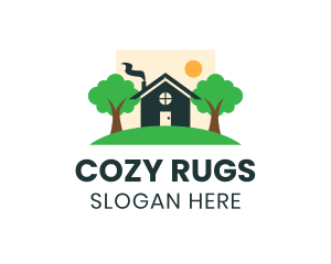 Cute Cozy House logo design