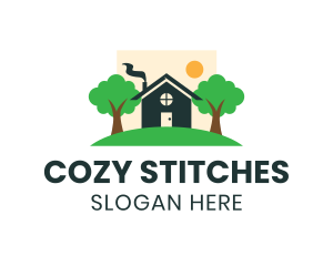 Cute Cozy House logo design