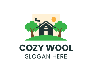 Cute Cozy House logo design