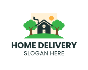 Cute Cozy House logo design