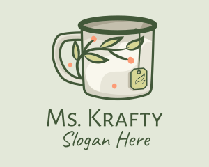 Beverage - Green Herbal Tea Mug logo design