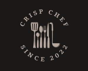 Restaurant Kitchenware Utensil logo design