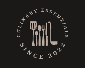 Kitchenware - Restaurant Kitchenware Utensil logo design