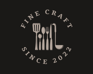 Restaurant Kitchenware Utensil logo design