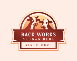 Cattle Livestock Farm logo design