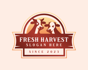 Produce - Cattle Livestock Farm logo design