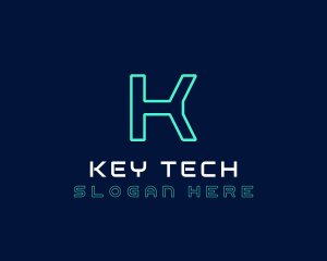 Neon Cyber Technology logo design