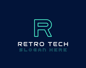 Neon Cyber Technology logo design