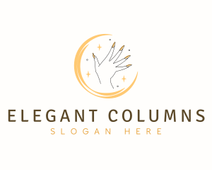 Elegant Nails Salon logo design