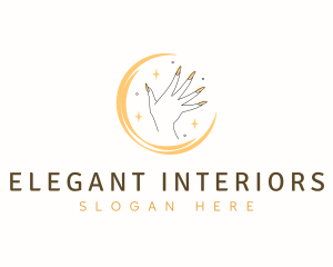 Elegant Nails Salon logo design