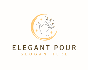 Elegant Nails Salon logo design