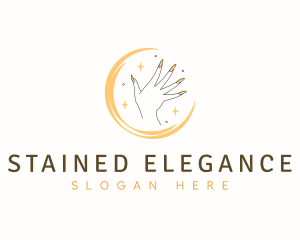 Elegant Nails Salon logo design