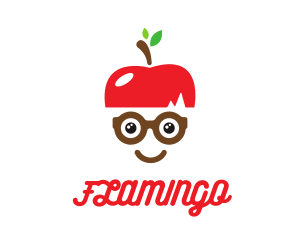 Summer Camp - Apple Geek Eyeglasses logo design