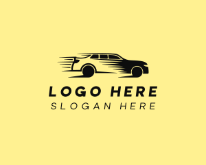 Fast SUV Car Logo