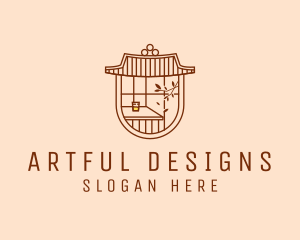 Asian Teahouse Restaurant logo design