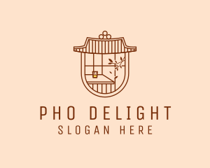 Asian Teahouse Restaurant logo design