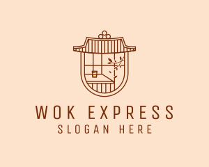 Asian Teahouse Restaurant logo design