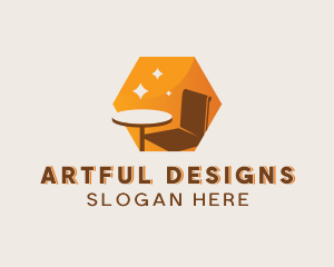 Table Chair Decor logo design