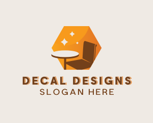 Table Chair Decor logo design