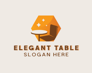 Table - Table Chair Decor logo design