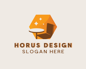 Table Chair Decor logo design