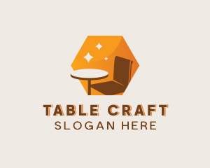 Table - Table Chair Decor logo design