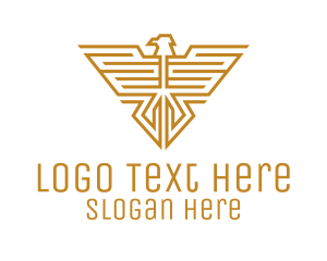 Insignia - Golden Eagle Insignia logo design