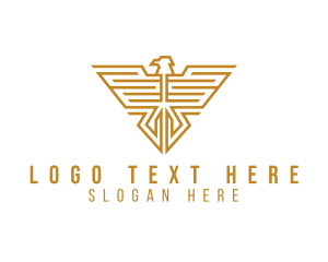 Enforcer - Maze Eagle Insignia logo design
