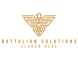 Maze Eagle Insignia logo design