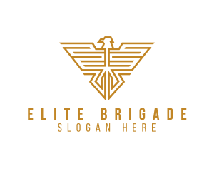 Brigade - Maze Eagle Insignia logo design