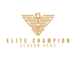 Soldier - Maze Eagle Insignia logo design