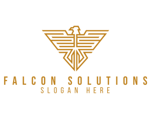 Maze Eagle Insignia logo design