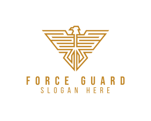 Enforcer - Maze Eagle Insignia logo design