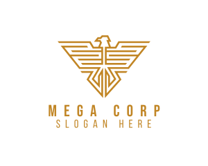 Maze Eagle Insignia logo design